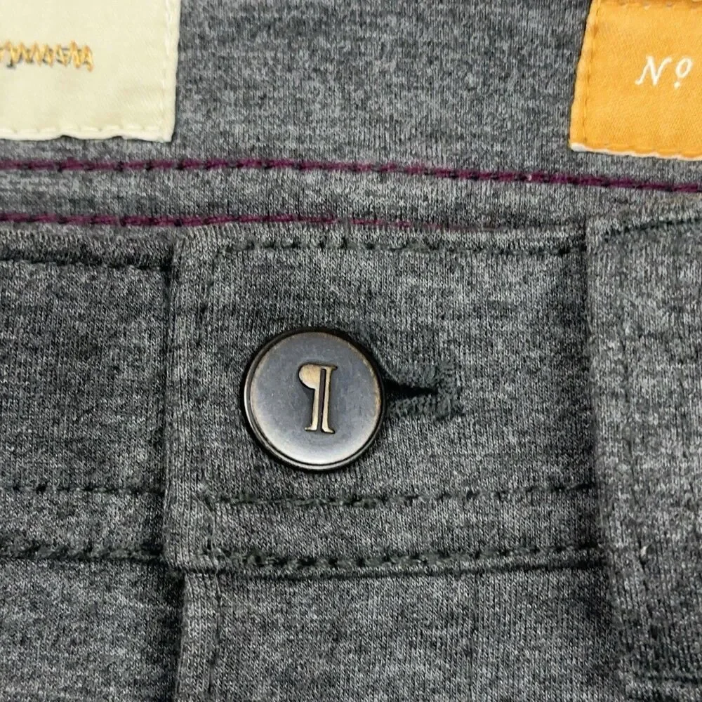 Pilcro and the Letterpress Serif Ponte Knit Skinny Pants Gray Womens Size 27